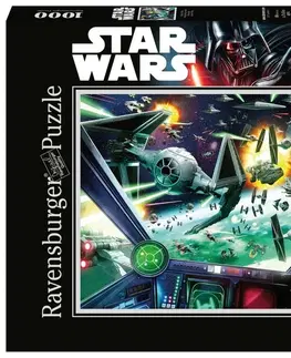 Hračky puzzle RAVENSBURGER - Star Wars: X-Wing Kokpit 1000 dielikov