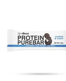 Proteínové tyčinky GymBeam Protein PureBar 12 x 60 g dvojnásobné kúsky čokolády
