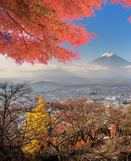 Tapety mestá Fototapeta jeseň v Japonsku