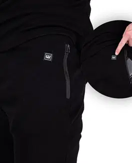 Vyhrievané nohavice Pánske vyhrievané nohavice W-TEC Insupants čierna - 3XL