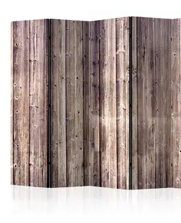 Paravány Paraván Wooden Charm Dekorhome 225x172 cm (5-dielny)