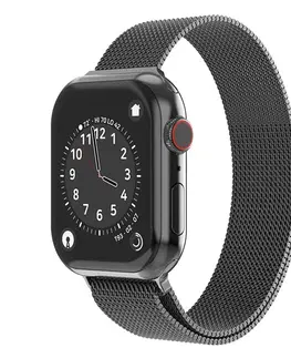 Príslušenstvo k wearables Swissten Milanese Loop remienok pre Apple Watch 42-44, čierna 46000211