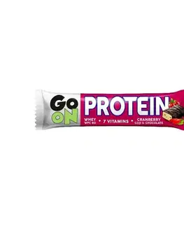 Proteínové tyčinky Go On Proteínová tyčinka 24 x 50 g brusnica a goji