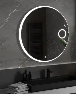Kúpeľňa MEXEN - Ella zrkadlo s osvetlením s kozmetickým zrkadlom, 100 cm, LED 600 9811-100-100-611-00