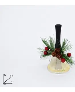 Vianočné dekorácie MAKRO - Zvonček vianočný