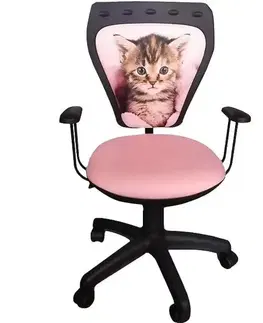 Otočné kreslá Kancelárska stolička Ministyle mačiatko