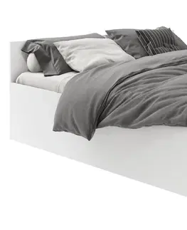 Manželské postele Manželská posteľ 140x200 JANIČKA, biela