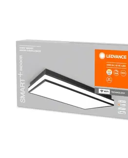 SmartHome stropné svietidlá LEDVANCE SMART+ LEDVANCE SMART+ WiFi Orbis magnet čierny, 60x30cm