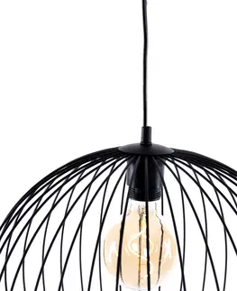 Zavesne lampy Moderne hanglamp zwart 40 cm - Koopa