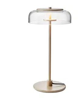 Stolové lampy Nuura Aps Nuura Blossi Table stolová LED lampa, zlatá/číra