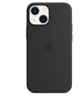 Puzdrá na mobilné telefóny Silikónový zadný kryt pre Apple iPhone 13 s MagSafe, polnočná MM2A3ZM/A
