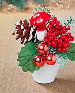 Vianočné dekorácie Kytička z bobúľ
