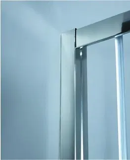 Sprchovacie kúty HOPA - Sprchové dvere ESTRELA - Farba rámu zásteny - Hliník chróm, Rozmer A - 140, Smer zatváranie - Ľavé (SX), Výplň - Číre bezpečnostné sklo - 6 mm BCESTR14CCL