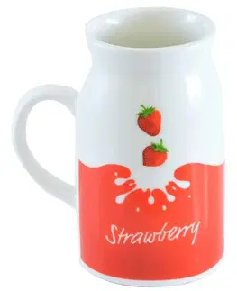 Dekorácie a bytové doplnky Dairy hrnček 400ml strawberry
