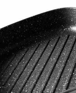 Panvice Panvica Gem GREY na grilovanie s odnimateľnou rukoväťou 24 cm