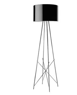 Stojacie lampy FLOS FLOS Ray F1 – stojaca lampa čierna