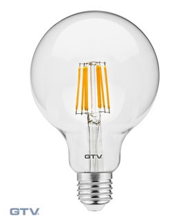 Žiarovky LED žárovka GTV E27 8W filament G95 LD-G95FL8-40 4000K