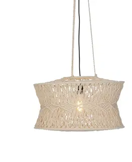 Zavesne lampy Orientálne závesné svietidlo natural 50 cm - Leonard