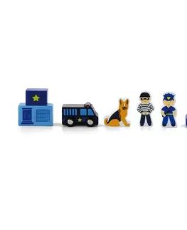 Drevené hračky VIGA - Drevené figúrky pre deti Police