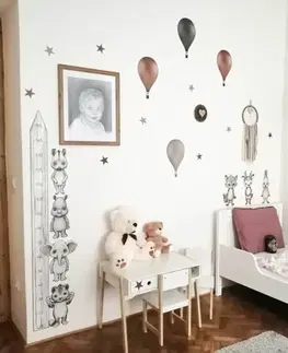 Nálepky na stenu Nálepky na stenu - INSPIO zvieratká s balónmi