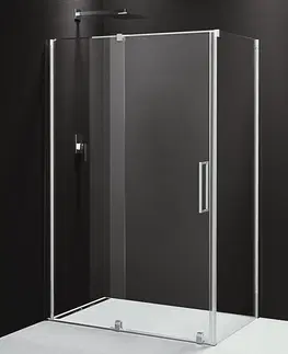 Sprchové dvere POLYSAN - ROLLS LINE obdĺžniková sprchová zástena 1100x1000 L/P varianta, číre sklo RL1115RL3415
