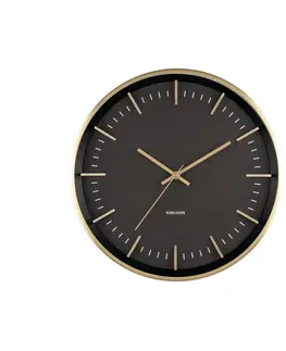 Hodiny Karlsson 5911GD dizajnové nástenné hodiny 35 cm