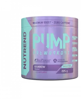 Pre-workouty PUMP - Nutrend 225 g berry splash