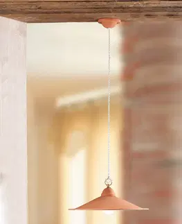 Závesné svietidlá Ceramiche Závesná lampa GIULIA s keramickým tienidlom 28 cm