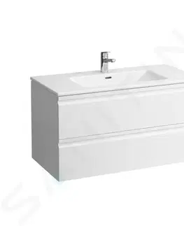 Kúpeľňový nábytok Laufen - Pro S Skrinka s umývadlom, 1000 mm x 500 mm, farba biela mat H8619654631041