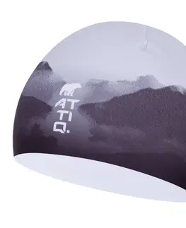 Zimné čiapky Športová čiapka Attiq Lycra Thermo Mountain Grey