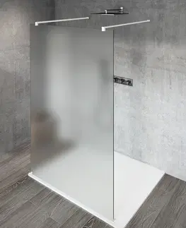 Sprchové dvere GELCO - VARIO WHITE jednodielna sprchová zástena do priestoru, matné sklo, 900  GX1490GX2215