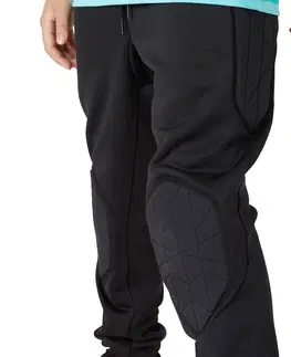 nohavice Detské brankárske nohavice F 100 čierne