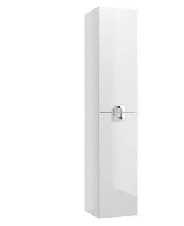 Vysoké kúpeľňové skrinky Vysoká skrinka do kúpeľne DECO C32 biela