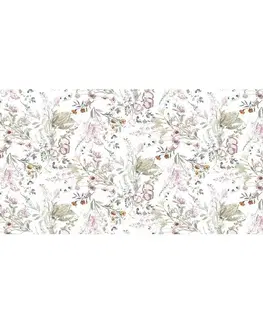Bytový textil Gumený obrus Whisper Flower 236-1073 150 cm x 220 cm