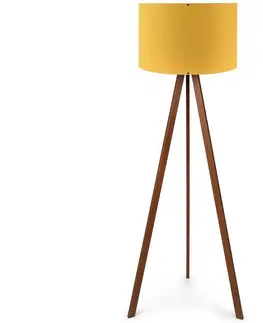 Lampy  Stojacia lampa AYD 1xE27/60W/230V oranžová/hnedá 