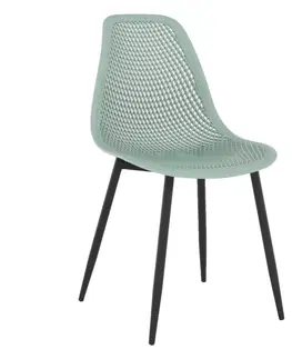 Stoličky Jedálenská stolička, zelená/čierna, TEGRA TYP 2