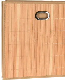 Úložné boxy Dekoratívny bambusový box Taytay hnedá​, 31 x 31 x 30,5 cm
