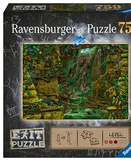 Hračky puzzle RAVENSBURGER - Exit Puzzle: Chrám v Ankor 759 dielikov