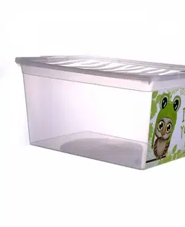 Úložné boxy Kinekus Box 30L, plastový detsky dekor, mix farieb