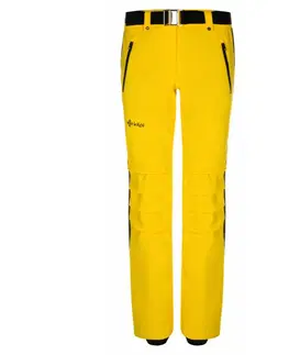 Lyžiarske nohavice dámske lyžiarske nohavice Kilpi HANZO-W žlté 42