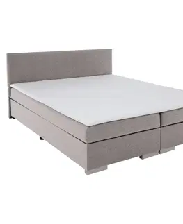 Postele Boxspringová posteľ, sivohnedá Taupe, 160x200, ADARA
