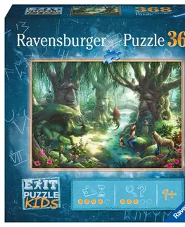 Hračky puzzle RAVENSBURGER - Exit Kids Puzzle: V Magickom Lese 368 Dielikov