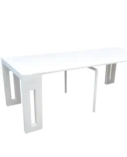 Jedálenské stoly Rozkladací stôl Endo  45/225x90cm DT-1716 White