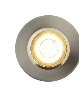 SmartHome zapustené svetla Nordlux Zapustené LED svietidlá Dorado Smart, nikel