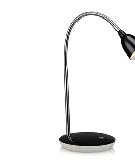 Lampy Markslöjd Markslöjd 105685 - LED Stolná lampa TULIP LED/2,5W/230V čierna 
