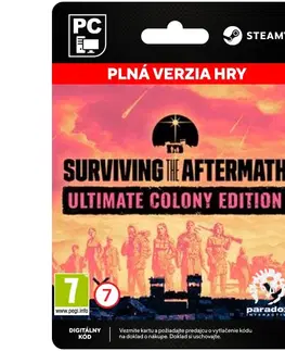 Hry na PC Surviving the Aftermath (Ultimate Colony Edition) [Steam]