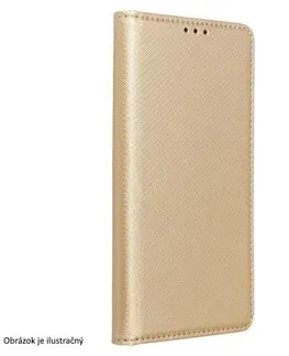 Puzdrá na mobilné telefóny Knižkové puzdro Smart Case Book pre Samsung Galaxy A54 5G, zlatá TEL195266