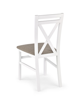 Jedálenské stoličky HALMAR Dariusz jedálenská stolička biela / hnedá