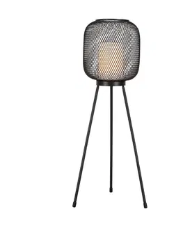 Nočné lampy Stolná lampa Upu, P/v:23/58cm, Čierna