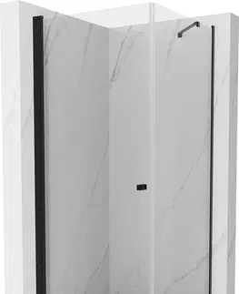 Vane MEXEN/S - Pretória sprchovací kút 70x70 cm, transparent, čierna + sprchová vanička vrátane sifónu 852-070-070-70-00-4070B